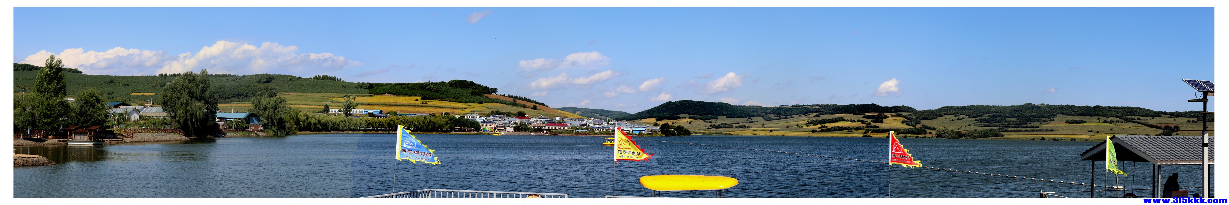 图六：雁鸣湖全景图